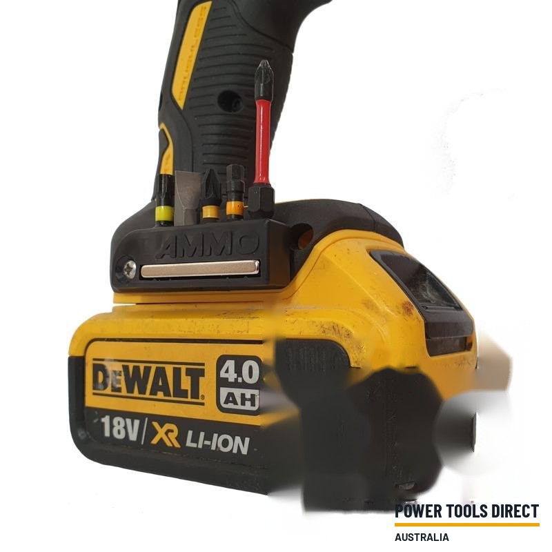 AMMO DeWalt Mountable Bit Holder – Black