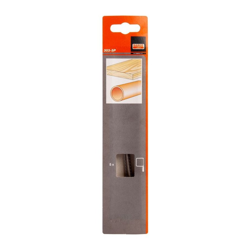 Bahco 303-5P Coping Saw Blades For 301 Saw – 5 Pack
