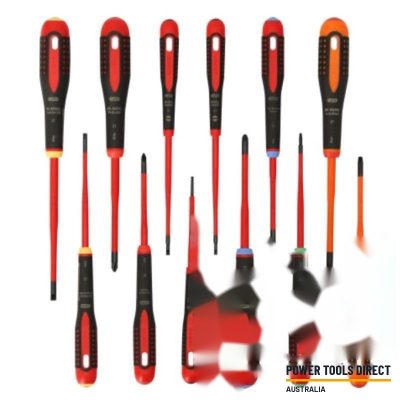 Bahco BE-9878SL 12pc Ergo Slim VDE Insulated Screwdriver Set BAH9878SL