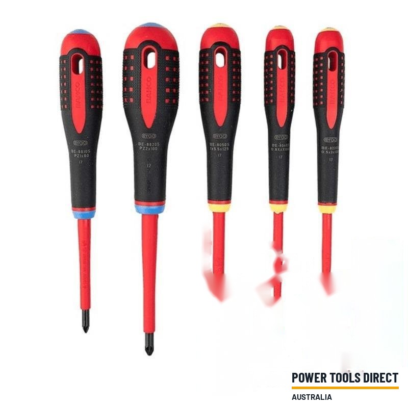 Bahco BE-9882S Insulated ERGO Screwdriver Set, 5 Piece