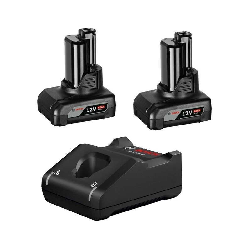 Bosch GBA 12v Energy Set 2 x 6ah Batteries and GAL Charger 1600A01B21