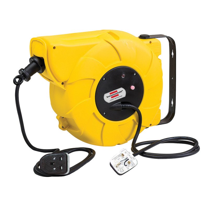 Brennenstuhl 1241013110 Auto Cable Reel 16A 1 Socket 9+2m 110v