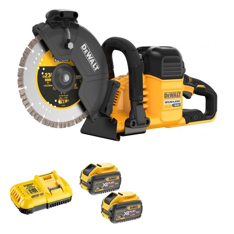 Dewalt DCS691X2 54V 230mm Flexvolt Cut-Off Saw Kit – 2 x 9ah Batteries