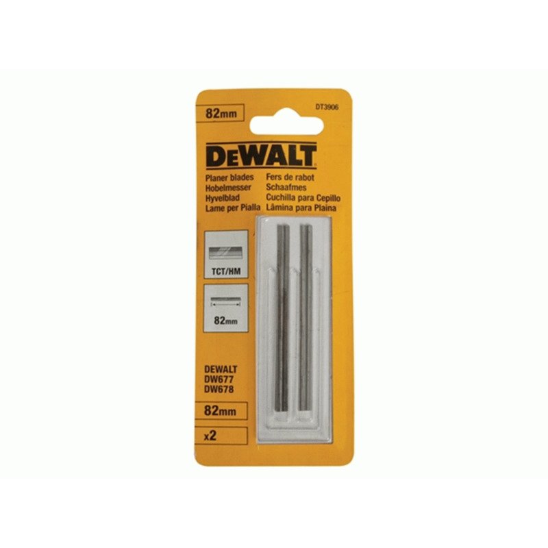 DeWalt DT3906QZ 82mm TCT Reversible Planer Blades (TWIN PACK)