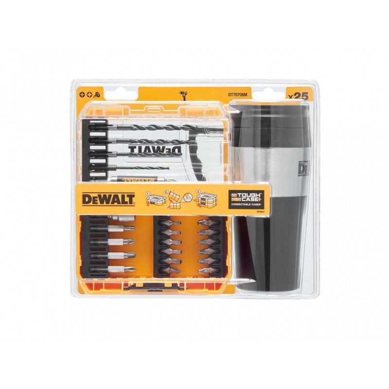 DeWalt DT70707 25pc Drill Driver Bit Set with Mug