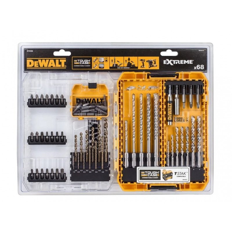DeWalt DT70760-QZ DT70760 Mixed Drill and Bit Set 68 Piece