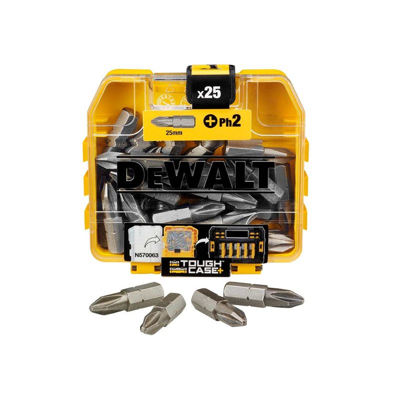 Dewalt DT71522 25pc High Performance PH2 25mm Screwdriver Bits