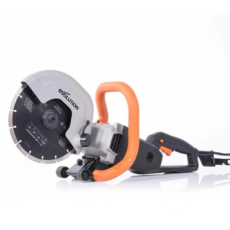 Evolution 009-0001 R230DCT 230mm Electric Disc Cutter Concrete Saw with Diamond Blade 240v