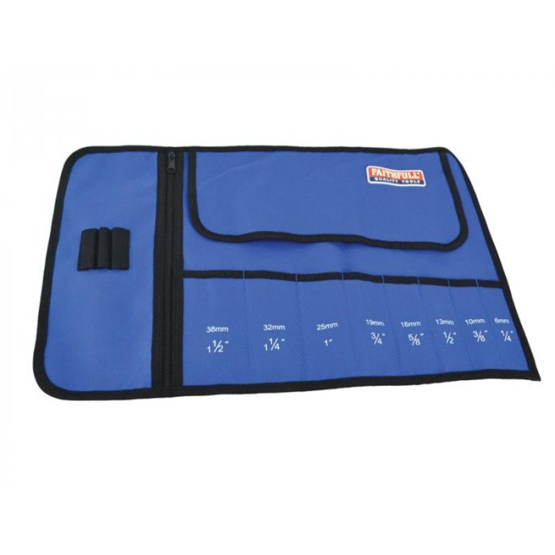 Faithfull CR8 8 Pocket Chisel Roll