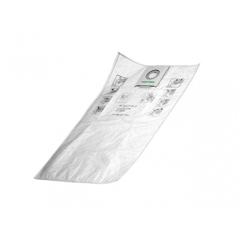 Festool 498411 SC FIS-CT MIDI/5 Self Clean Filter Bags for CTL Midi Pack of 5