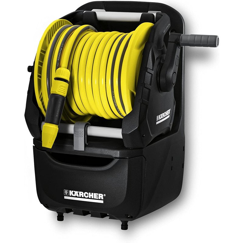 Karcher Premium Hose Reel – 2 in 1 15m hose Accessory Holder – 26451640 HR7.315
