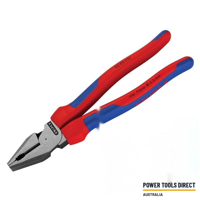 Knipex 0202225 225mm High Leverage Compination Pliers – Multi Component Grip