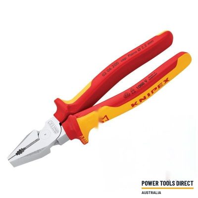 Knipex 0206200 200mm VDE High Leverage Combination Pliers