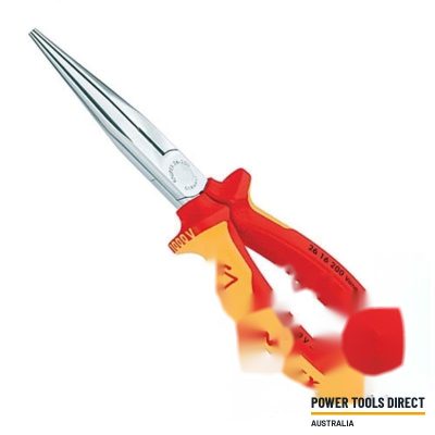 Knipex 2616200 200mm Snipe Nose Side Cutting Pliers (Stork Beak Pliers) VDE