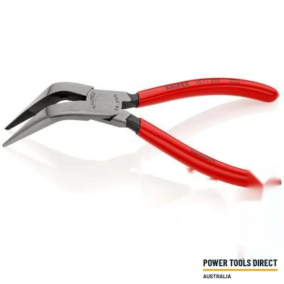 Knipex 38 71 200 Mechanics Angled Long Bent Nose Pliers 200mm