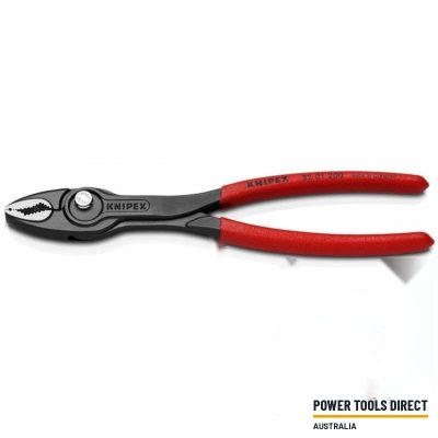 Knipex 8201200 200mm Twin Grip Slip Joint Pliers Black Atramentized