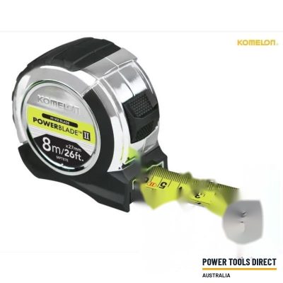 Komelon 8m/26ft Powerblade II Tape Measure