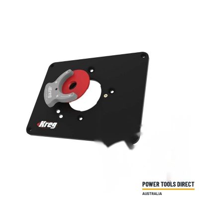 Kreg PRS4034 Precision Router Table Insert Plate w/ Level-Loc Rings (predrilled)