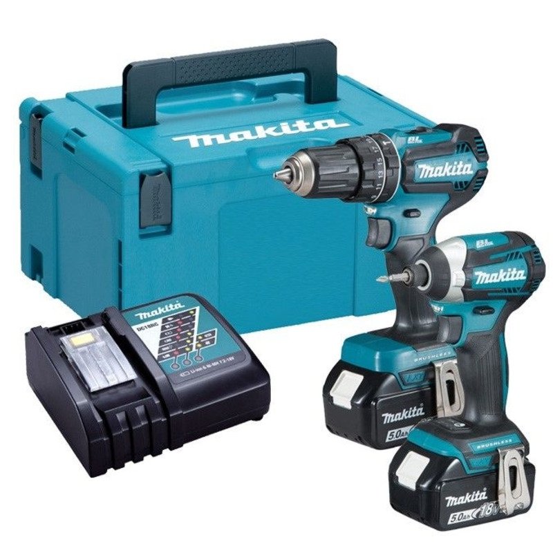 Makita 18v DLX2283TJ Brushless Kit – DHP485 Hammer Drill + DTD153 Impact Driver
