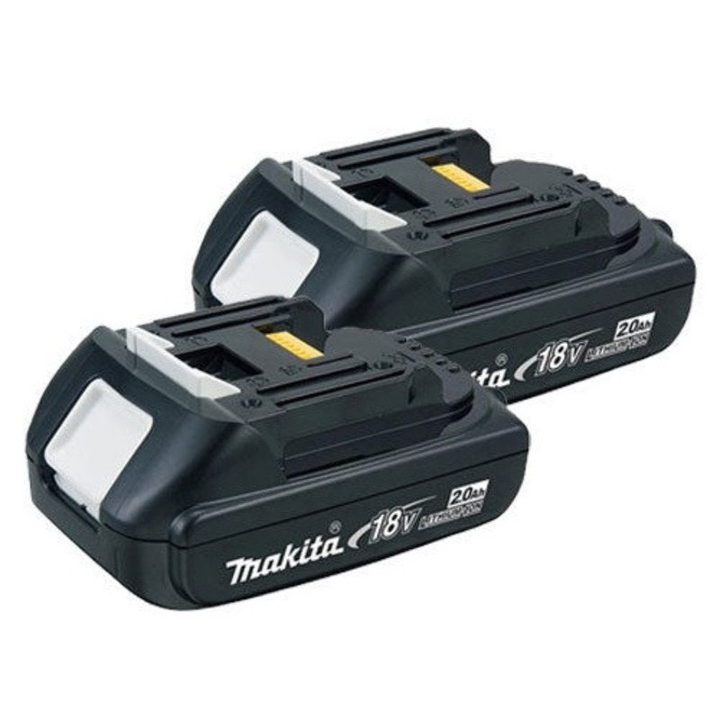 Makita BL1820 18V LXT 2.0Ah Li-Ion Batteries (Twin Pack)