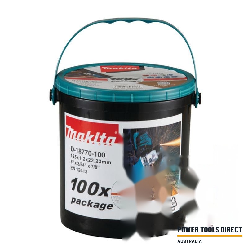 Makita D-18770-100 THIN 125MM CUT-OFF WHEEL 100PC