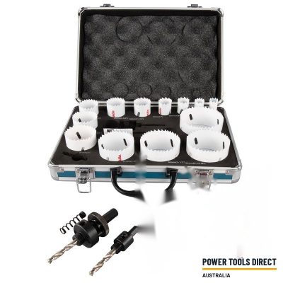 Makita D-47307 16pc Universal Holesaw Set in Aluminum Case