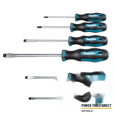 Makita E-10506 6pc Slotted & Phillips Screwdriver Set