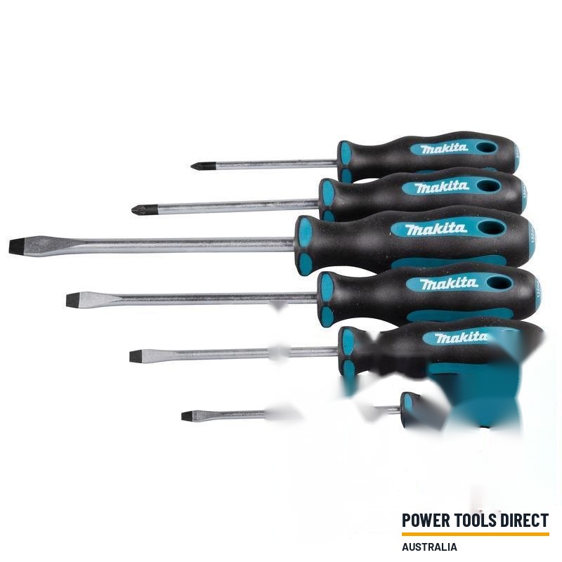 Makita E-10512 6pc Slotted & Pozi Screwdriver Set