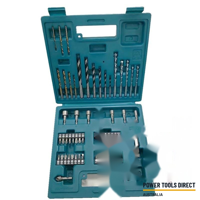 Makita E-11829 60 Piece PRO Drill Bit Set Masonry HSS Drill Nut Driver Socket