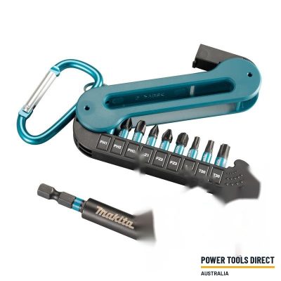 Makita E-12005 10pc 25mm Impact Black Screw Bit Set