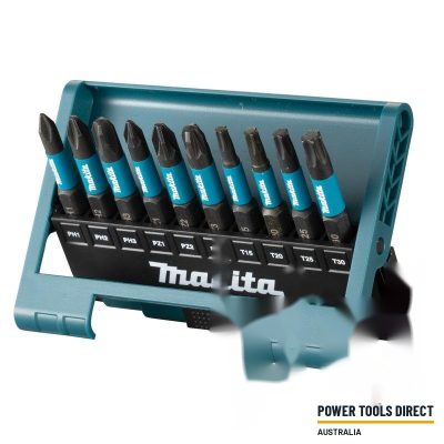 Makita E-12011 10pc 50mm Impact Black Screw Bit Set
