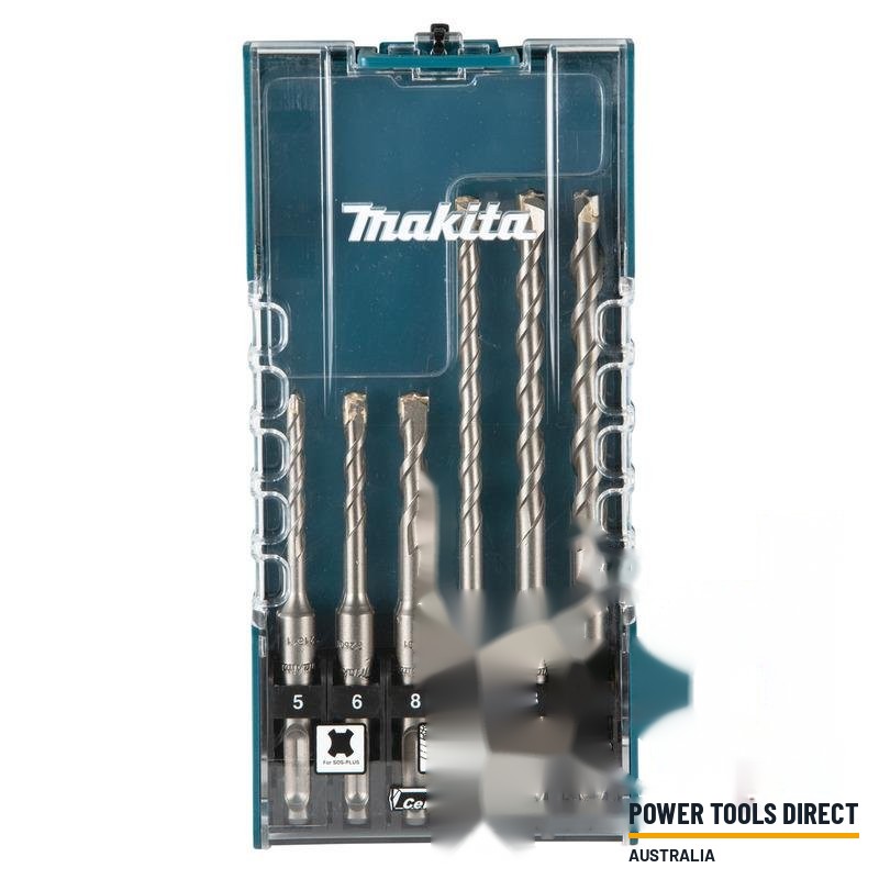 Makita E-15730 6pc TCT SDS+ Drill Bit Set