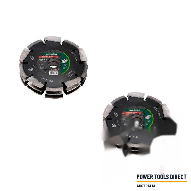 Metabo Dia-CD3 **TWIN PACK** 125mm 3R Professional UP Universal Wall Chaser Blade for MFE40