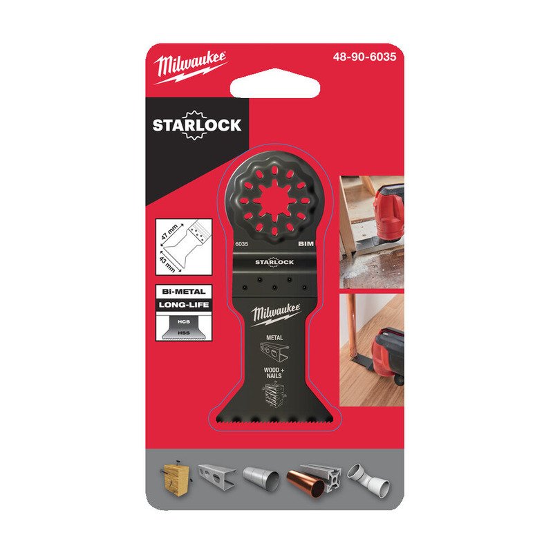 Milwaukee 43mm Plunge Cut Bi-Metal Multi Tool Blade – Long Life