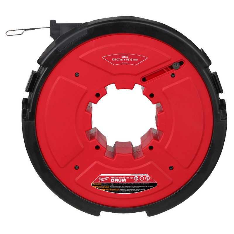 Milwaukee 48445176 36m x 3mm Steel Fish Drum for Fish Tape