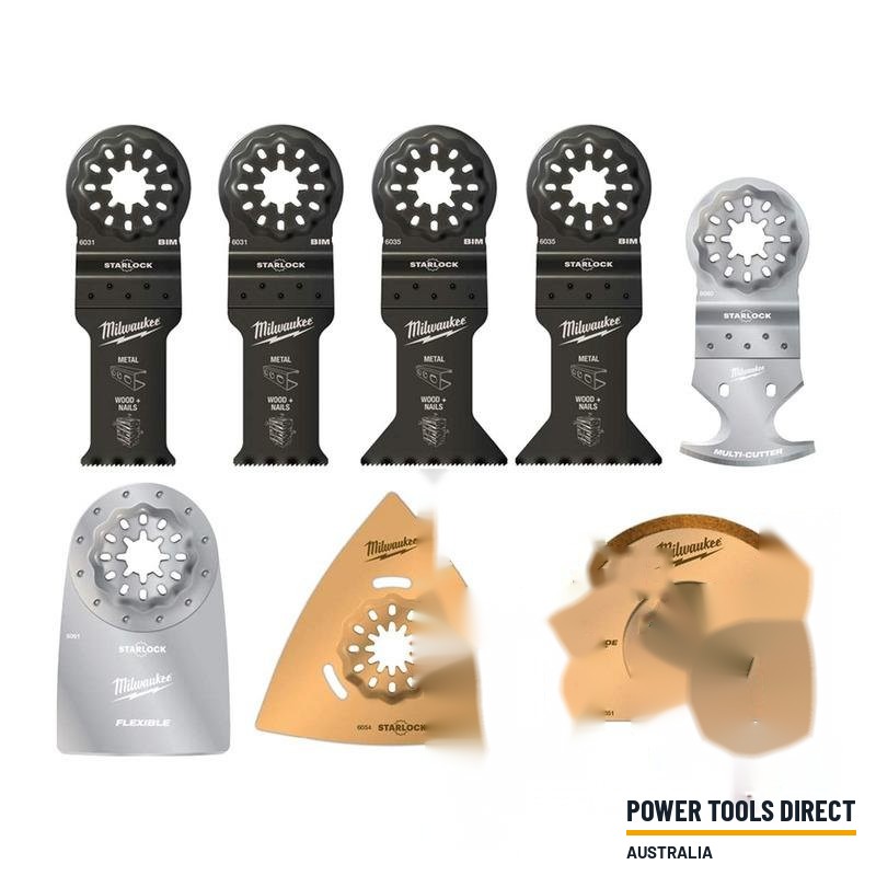 Milwaukee 48906088 Multi Tool Renovation Set 8pk