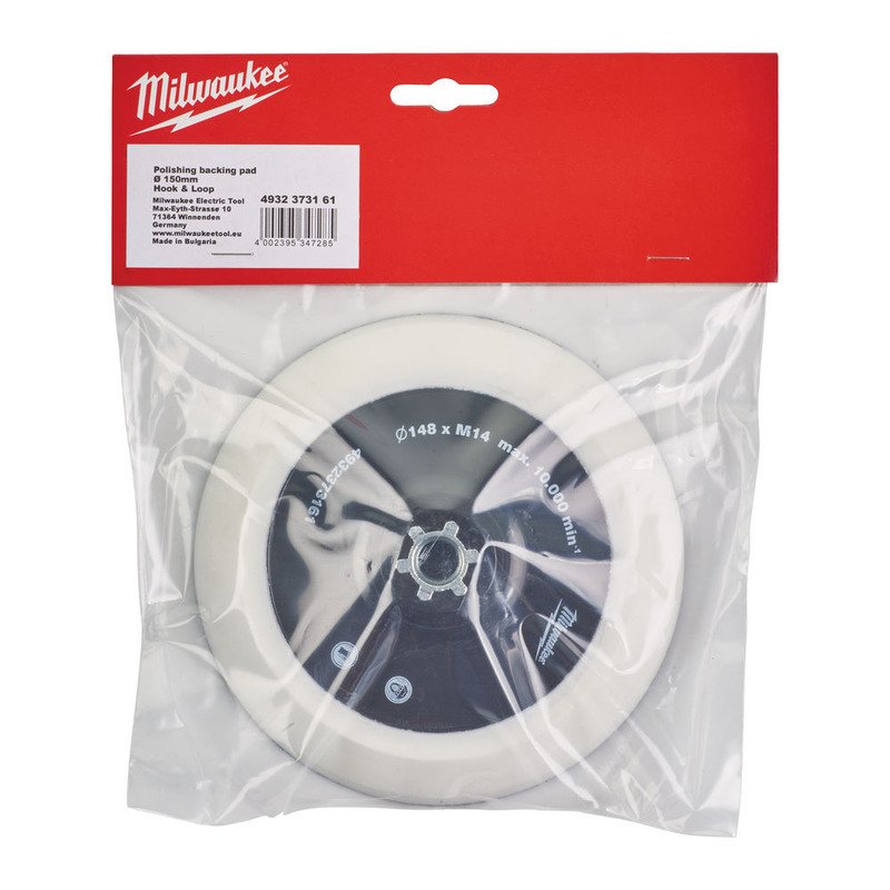 Milwaukee 4932373161 150mm Polishing Backing Pad with M14 Thread