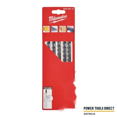 Milwaukee 4932430144 T313AW 155mm Wave Knife for Insulation Material – Pack of 5
