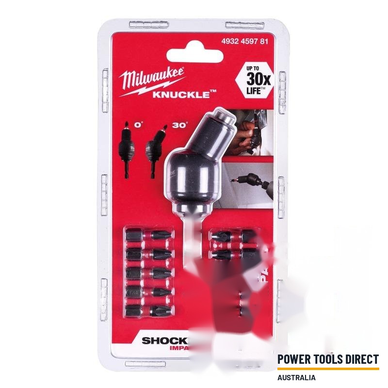 Milwaukee 4932459781 11 Piece Shockwave Impact Duty Knuckle Offset Attachment