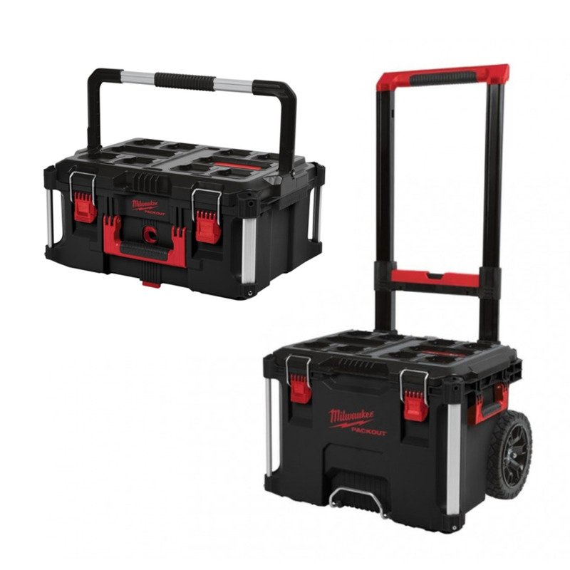 Milwaukee 4932464078 PACKOUT Trolley Case & 4932464079 PACKOUT Toolbox – Large