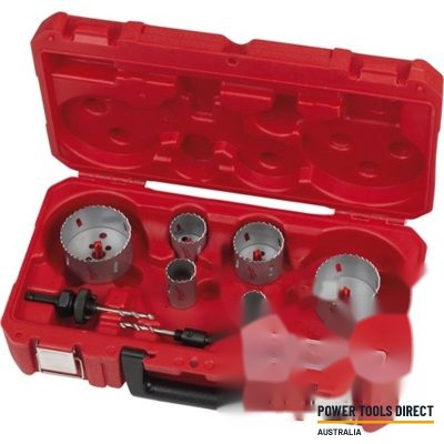 Milwaukee 4932464719 10 Piece Contrator Bi-Metal Holesaw Set