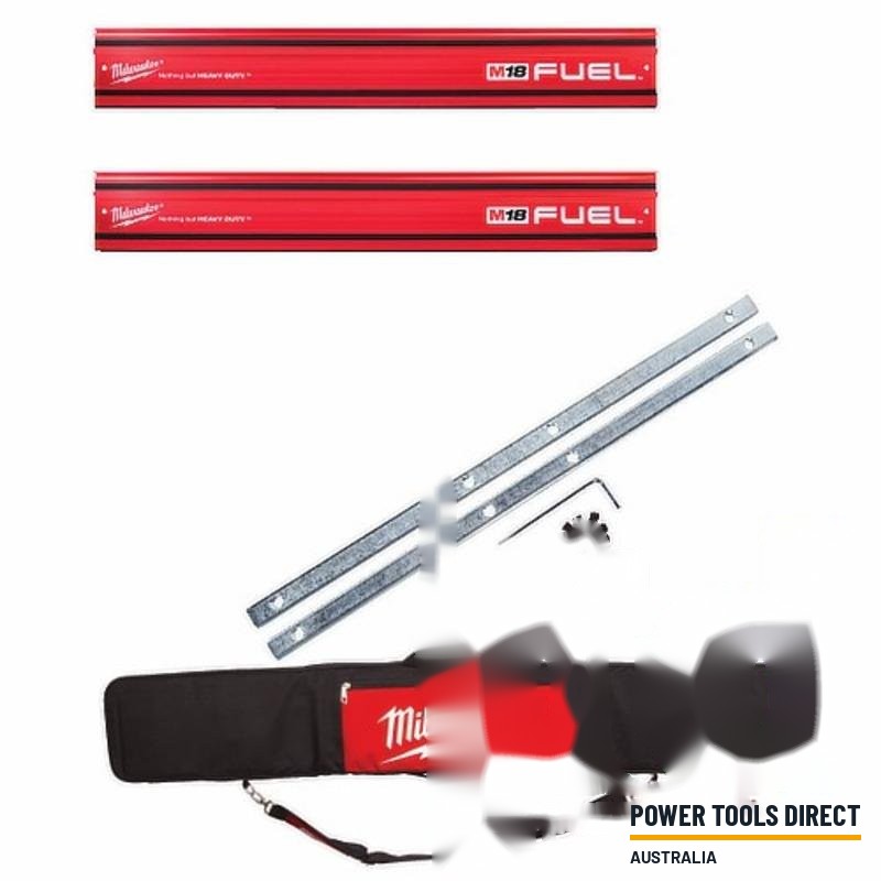 Milwaukee 4932480906 GR-KIT Guide Rail Kit 2 x 1.4m Rails, Bag and Joining Bar