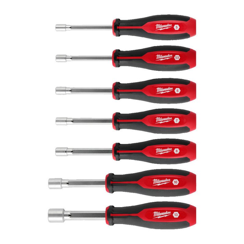 Milwaukee 4932492372 7pc Hollowcore Nut Driver Set