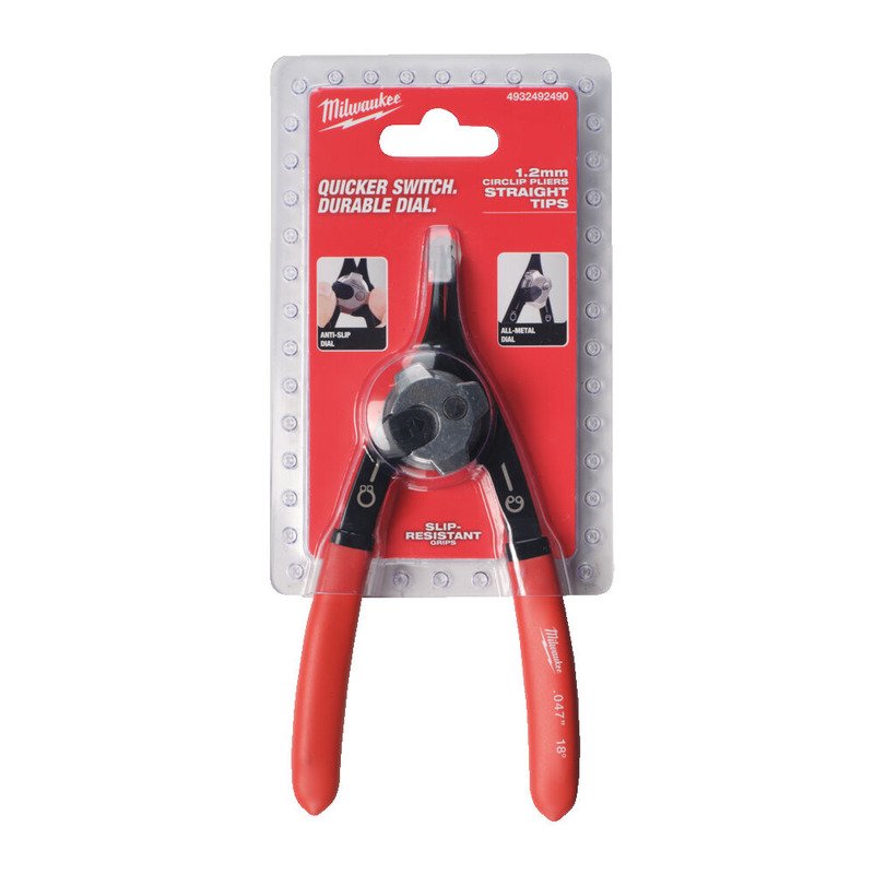 Milwaukee 4932492490 Medium Circlip Plier – Straight