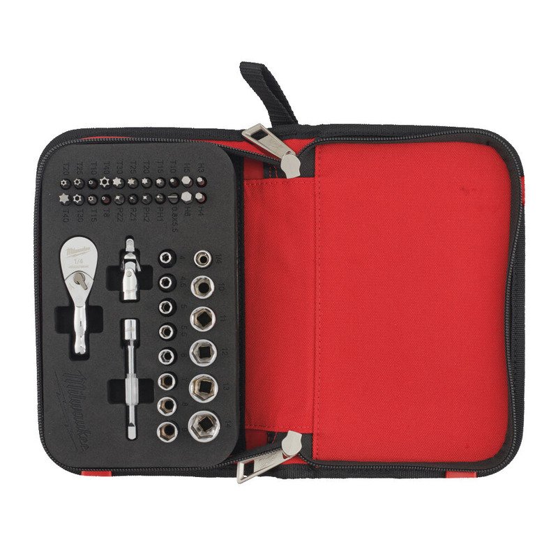 Milwaukee 4932492672 39pc 1/4″ Compact Ratchet Set