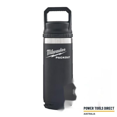 Milwaukee 4932493992 Packout 532ml Chug Lid Bottle Black