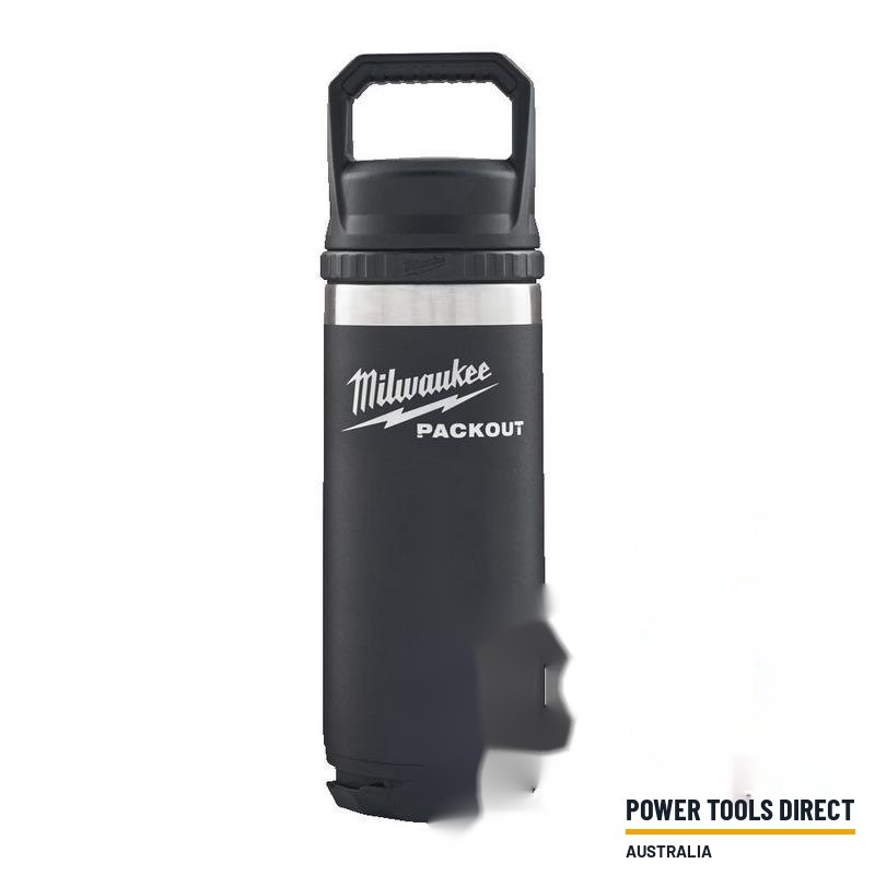 Milwaukee 4932493992 Packout 532ml Chug Lid Bottle Black