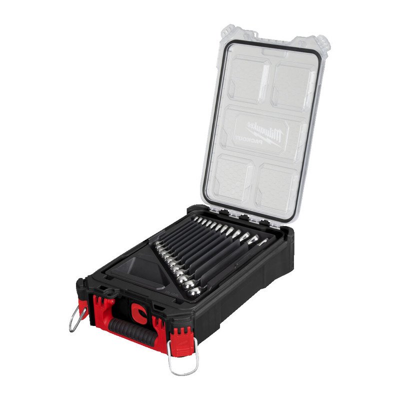 Milwaukee 4932498141 15pc Maxbit Combination Spanner Set in Packout Case