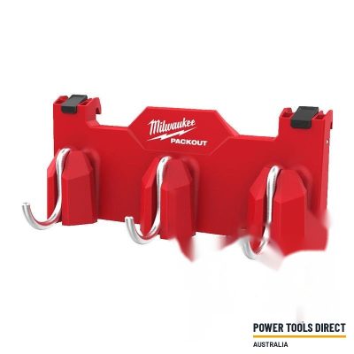 Milwaukee 4932498650 Packout Side Mount 3 Hook Rail