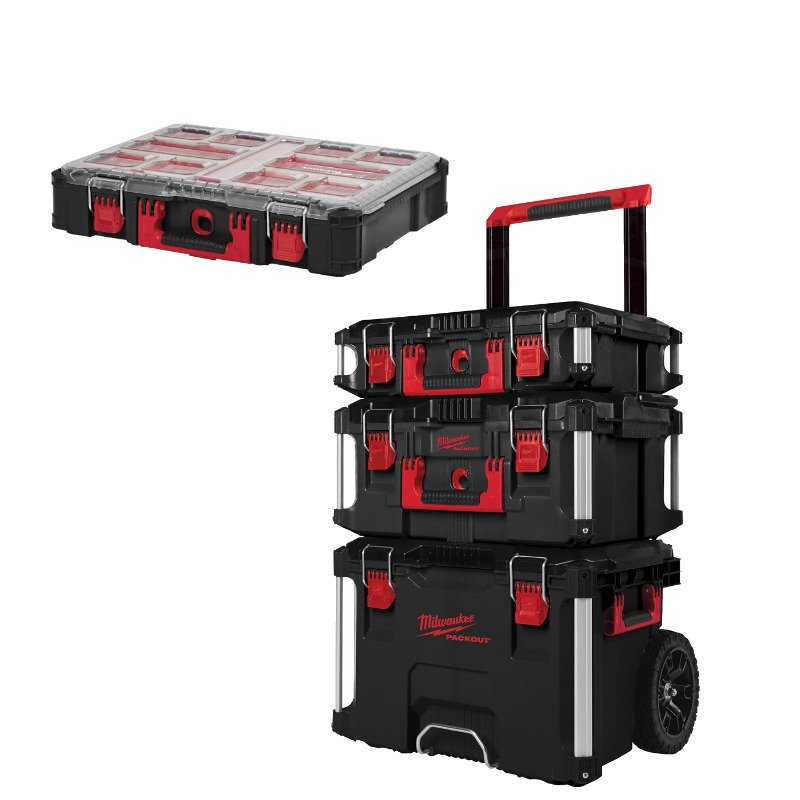 Milwaukee 4pc Packout Storage System Set